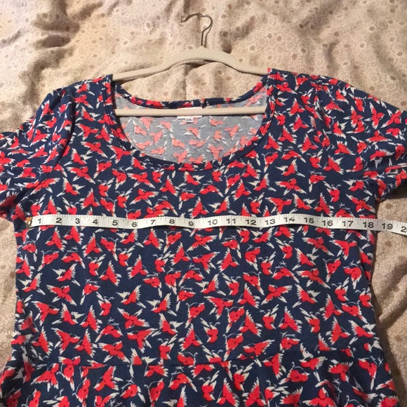 2XL lularoe bird nicole older pattern - Picture 3 of 5